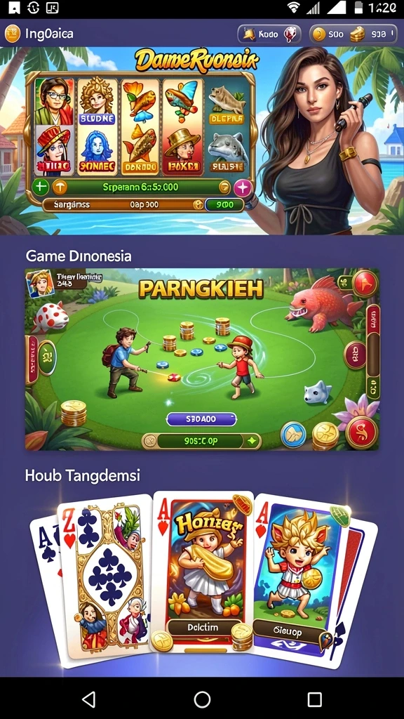 Tampilan grafis yang menakjubkan pada dunia 234E.