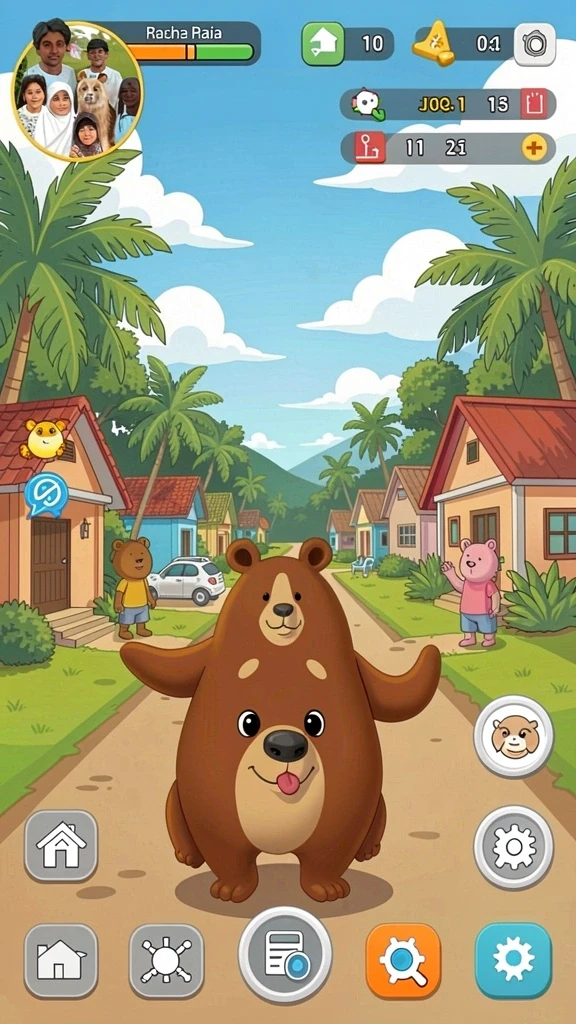 Fitur mode permainan yang seru dan menantang.