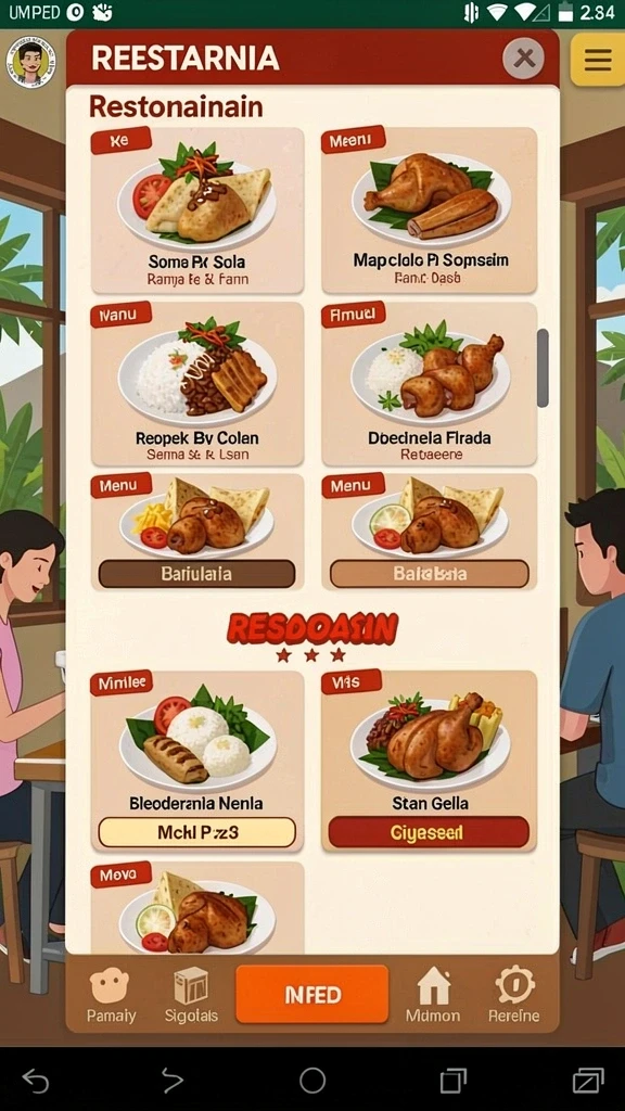 Karakter unik dan beragam tantangan dalam permainan.
