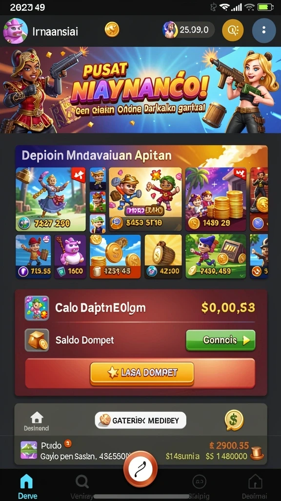 Tampilan antarmuka yang user-friendly dan intuitif.