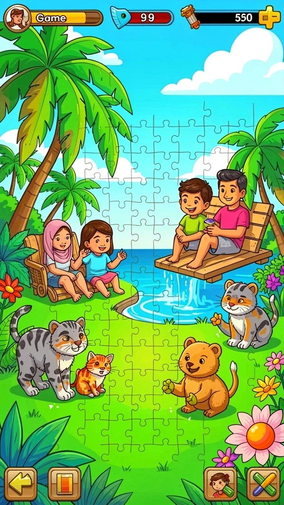Screenshot permainan slot dengan tema yang unik.