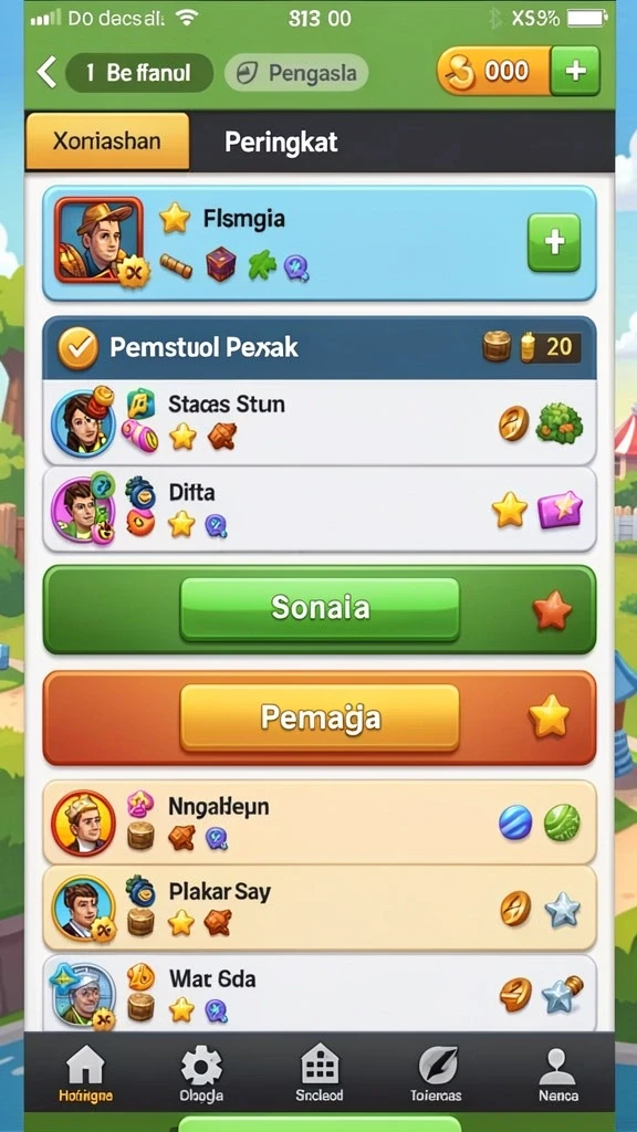 Tangkapan layar AMPER88: Menampilkan antarmuka pengguna yang menarik.