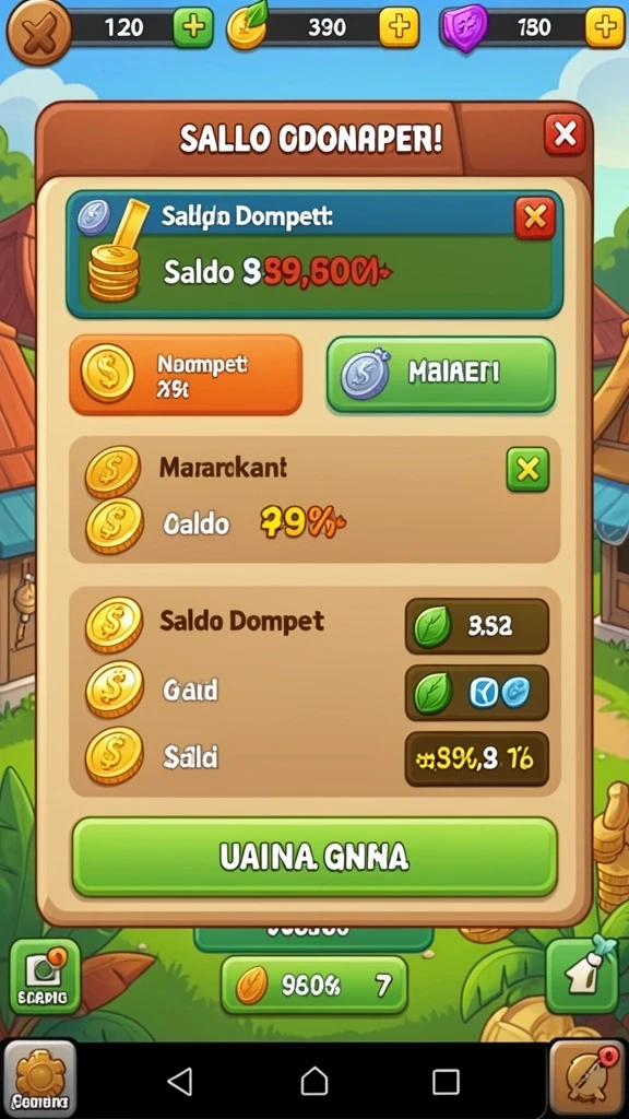 Screenshot dari pertempuran menegangkan di level baru.