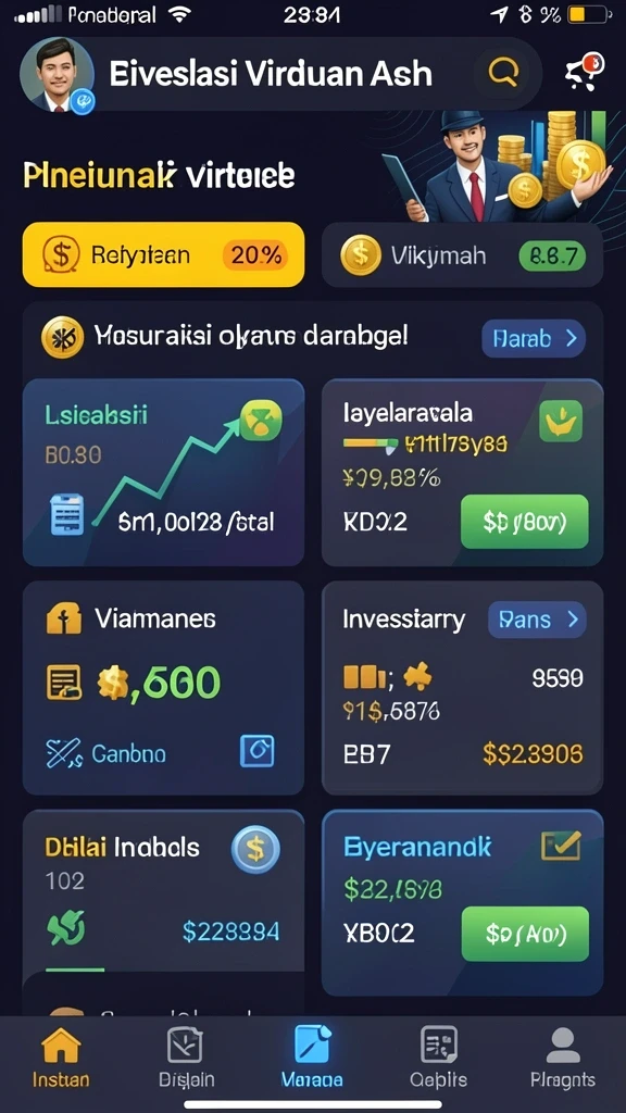 Tampilan antarmuka yang modern dan menarik.