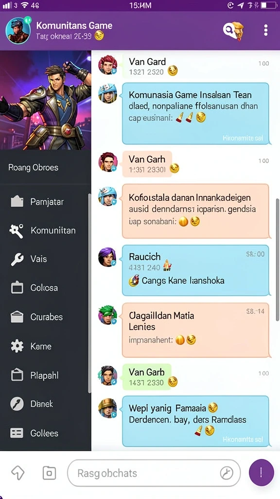 Tampilan grafis yang memukau saat bermain.