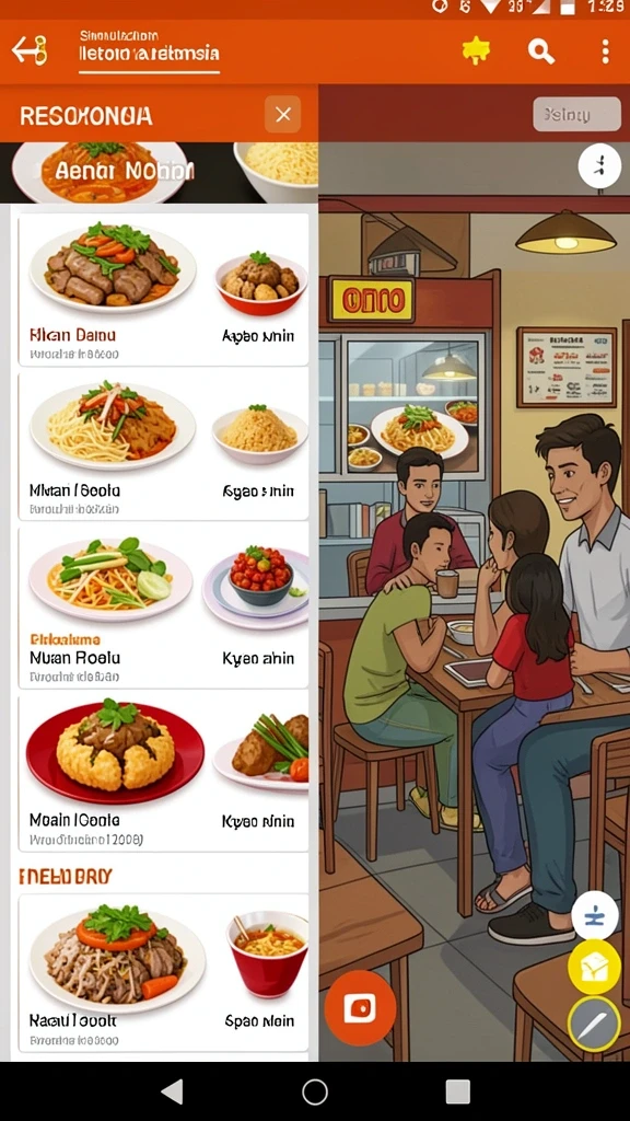 Tampilan antarmuka yang menarik dan user-friendly.