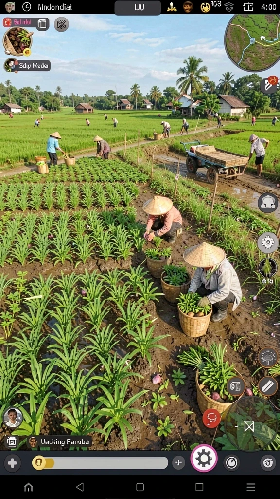 Pemandangan yang menakjubkan dalam setiap level.