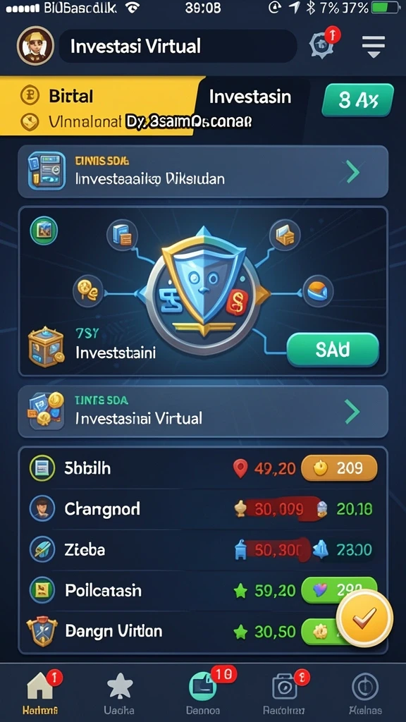 Fitur chat untuk berdiskusi dengan pemain lain.