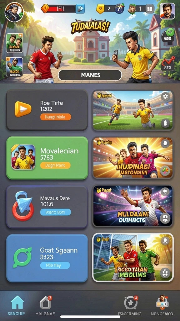 Screenshot 3 menggambarkan grafis menawan dari lingkungan permainan.