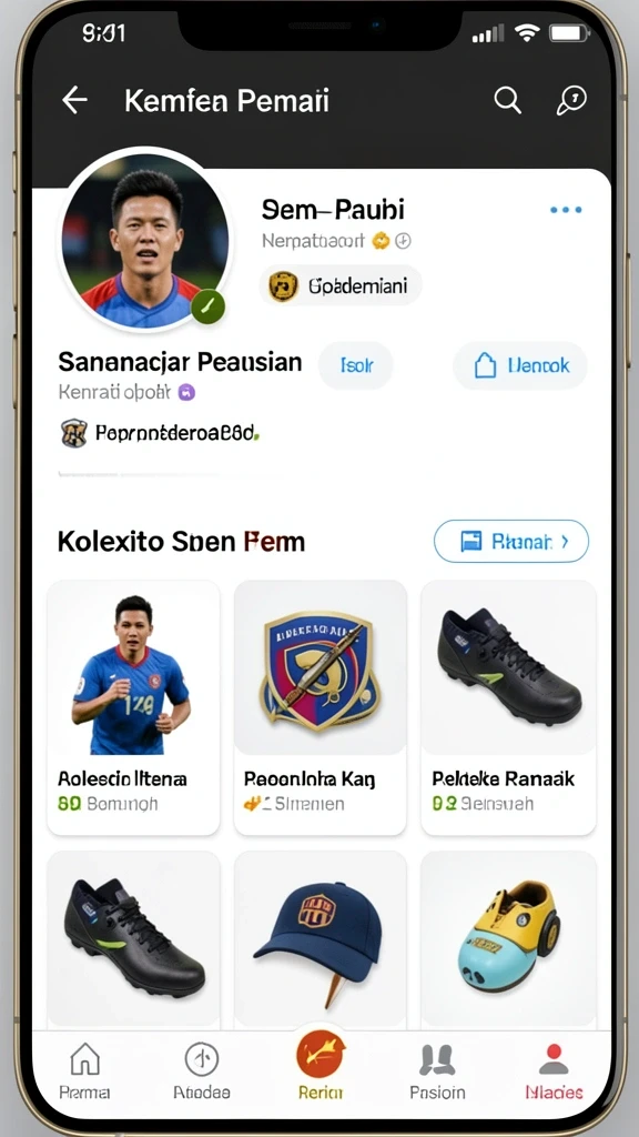 Fitur sosial untuk berinteraksi dengan teman-teman.