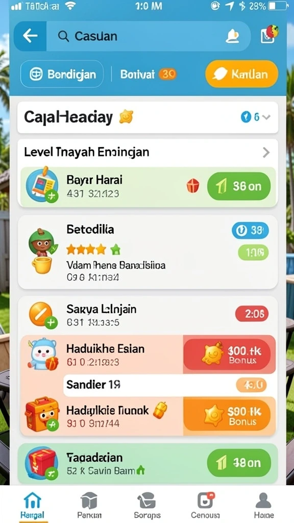 Tampilan grafis game yang menawan.