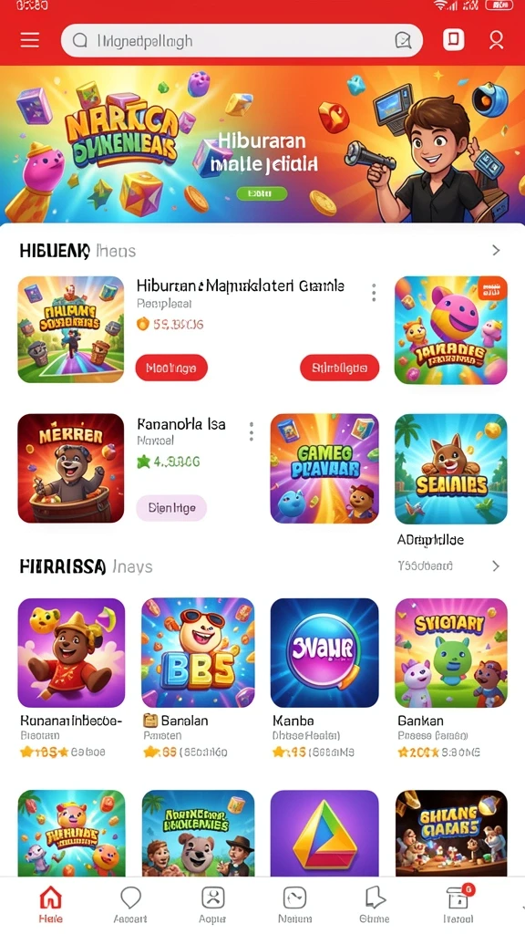 Screenshot dari mode permainan multiplayer yang penuh aksi.