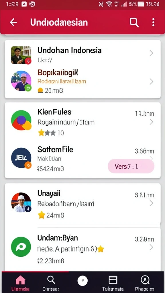 Tampilan antarmuka yang intuitif dan menarik.
