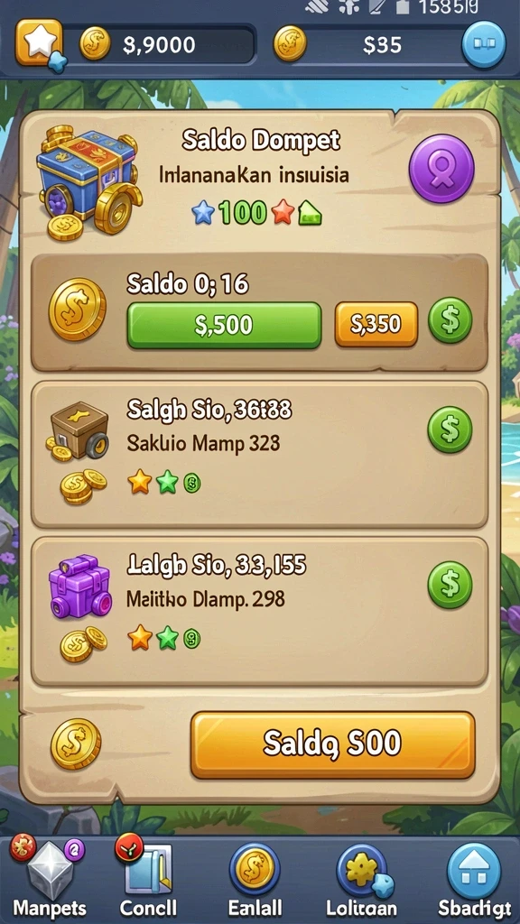 Screenshot menghadirkan berbagai pilihan permainan togel yang ditawarkan.