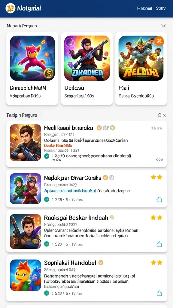 Tampilan antarmuka pengguna yang intuitif dan mudah digunakan.