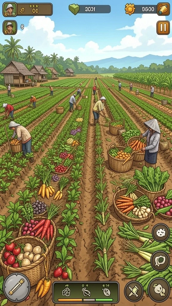 Karakter-karakter menarik dengan kemampuan unik yang bisa dipilih.