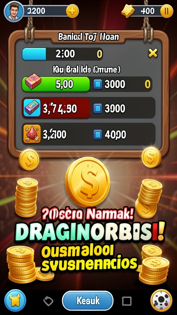 Screenshot memperlihatkan interaksi pengguna dalam game.