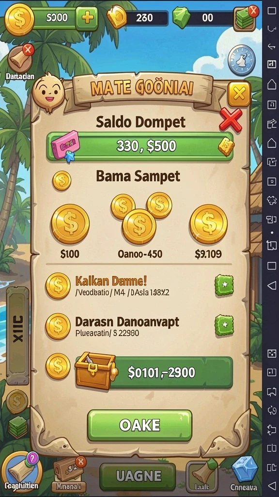 Tampilan awal yang menarik dan penuh warna.