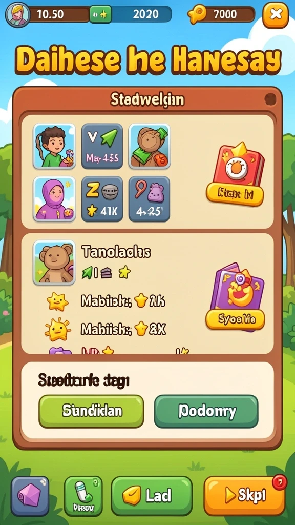 Screenshot dari level menantang di RPVIP6.