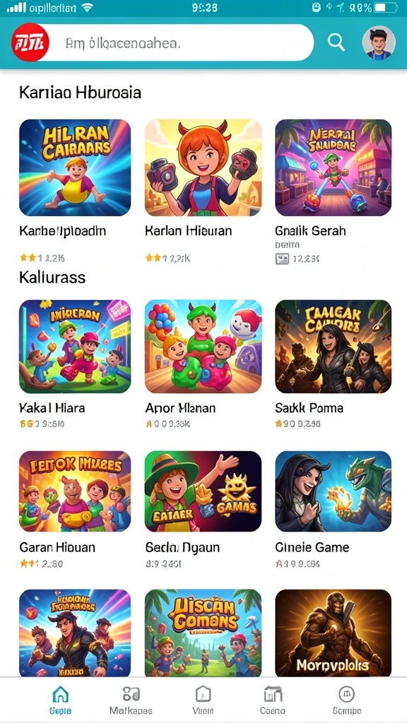 Tampilan antarmuka yang menarik dan user-friendly.