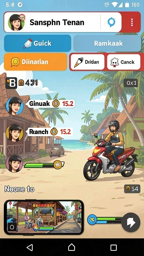 Tampilan utama SURGA88 dengan navigasi yang user-friendly.
