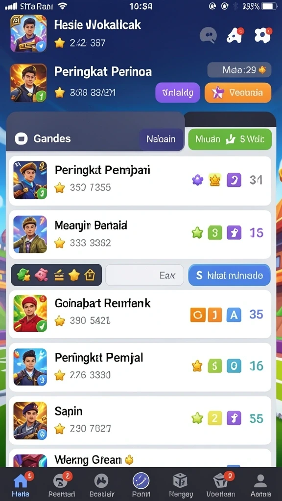 Beragam karakter unik untuk dipilih.