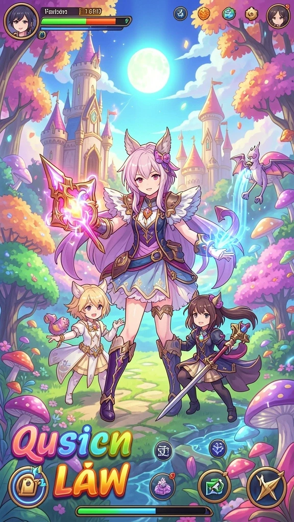 Ilustrasi lokasi menakjubkan dalam game yang penuh petualangan.