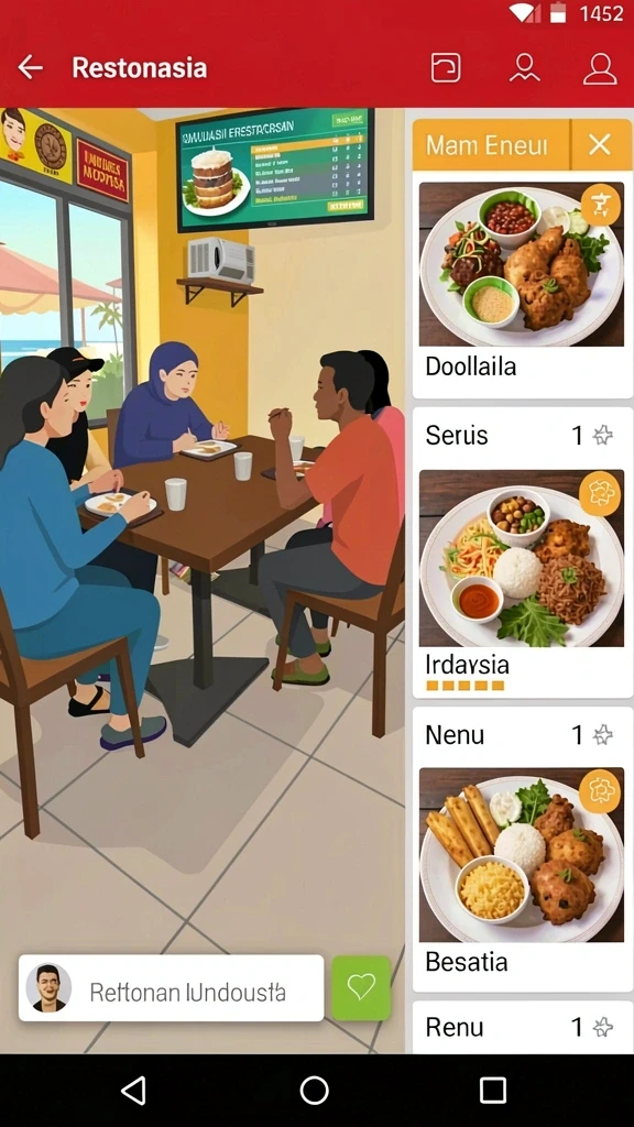 Fitur live streaming untuk menonton pertandingan secara langsung.