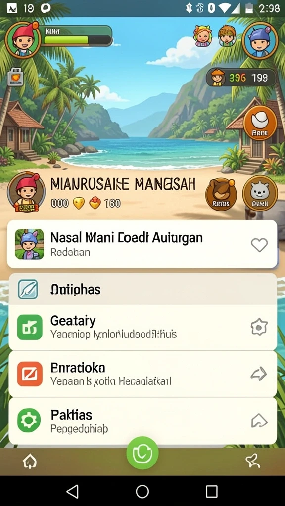 Pemandangan fantastis yang memukau di setiap level.