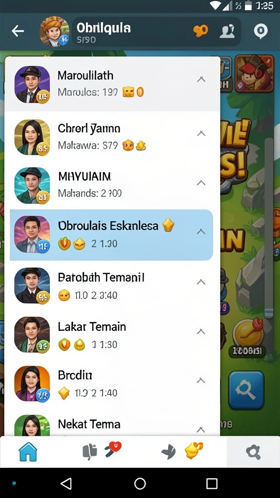 Tantangan seru di setiap level yang harus diselesaikan.
