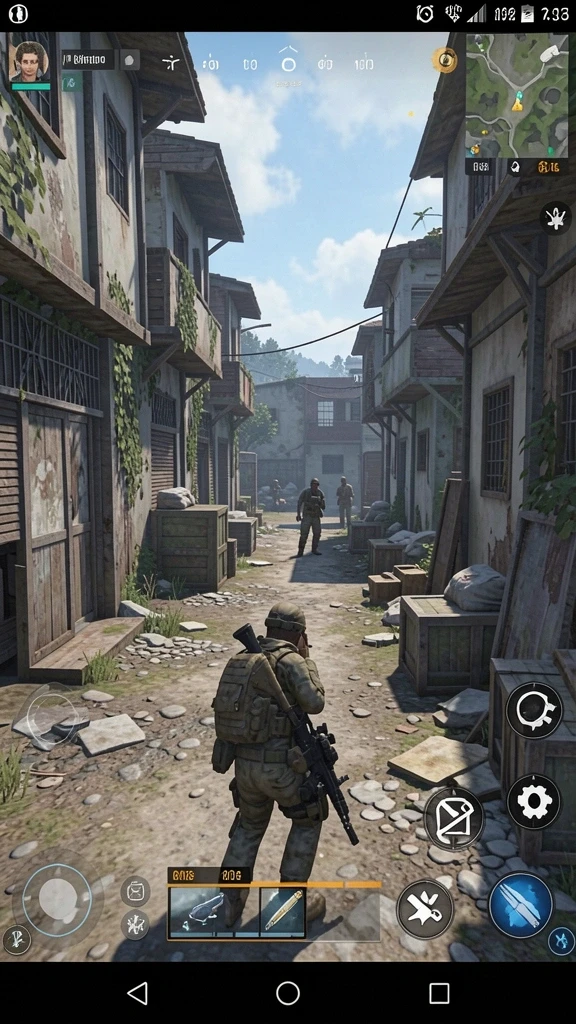 Tangkapan layar gameplay yang menegangkan.